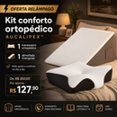 (ÚLTIMAS UNIDADES) Kit Postura Confort Aucalipex (Travesseiro Ortopédico + Almofada Triangular)