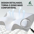 (ÚLTIMAS UNIDADES) Kit Postura Confort Aucalipex (Travesseiro Ortopédico + Almofada Triangular)
