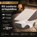 (ÚLTIMAS UNIDADES) Kit Postura Confort Aucalipex (Travesseiro Ortopédico + Almofada Triangular)